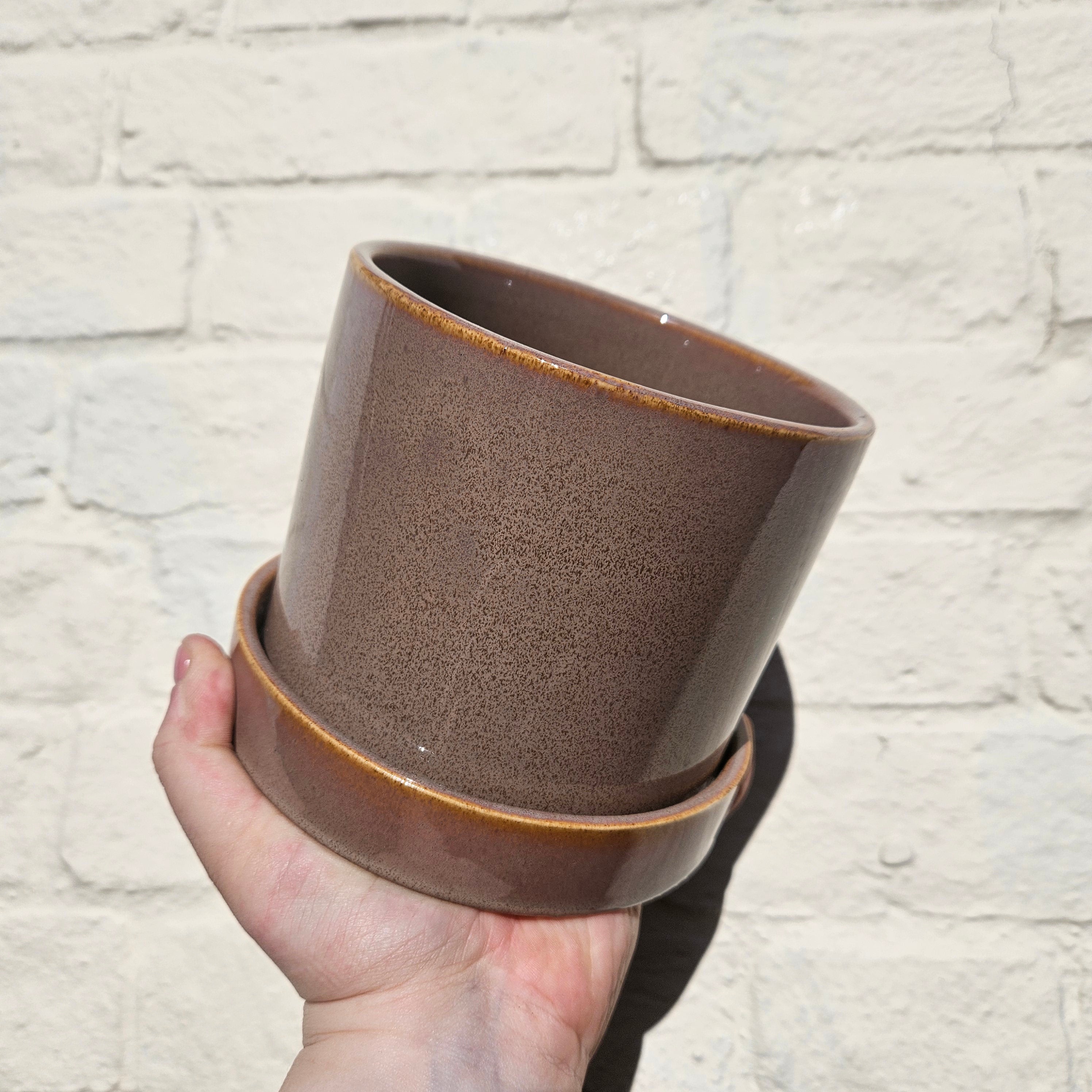 Variety of ceramic pots to fit 12cm nursery pots