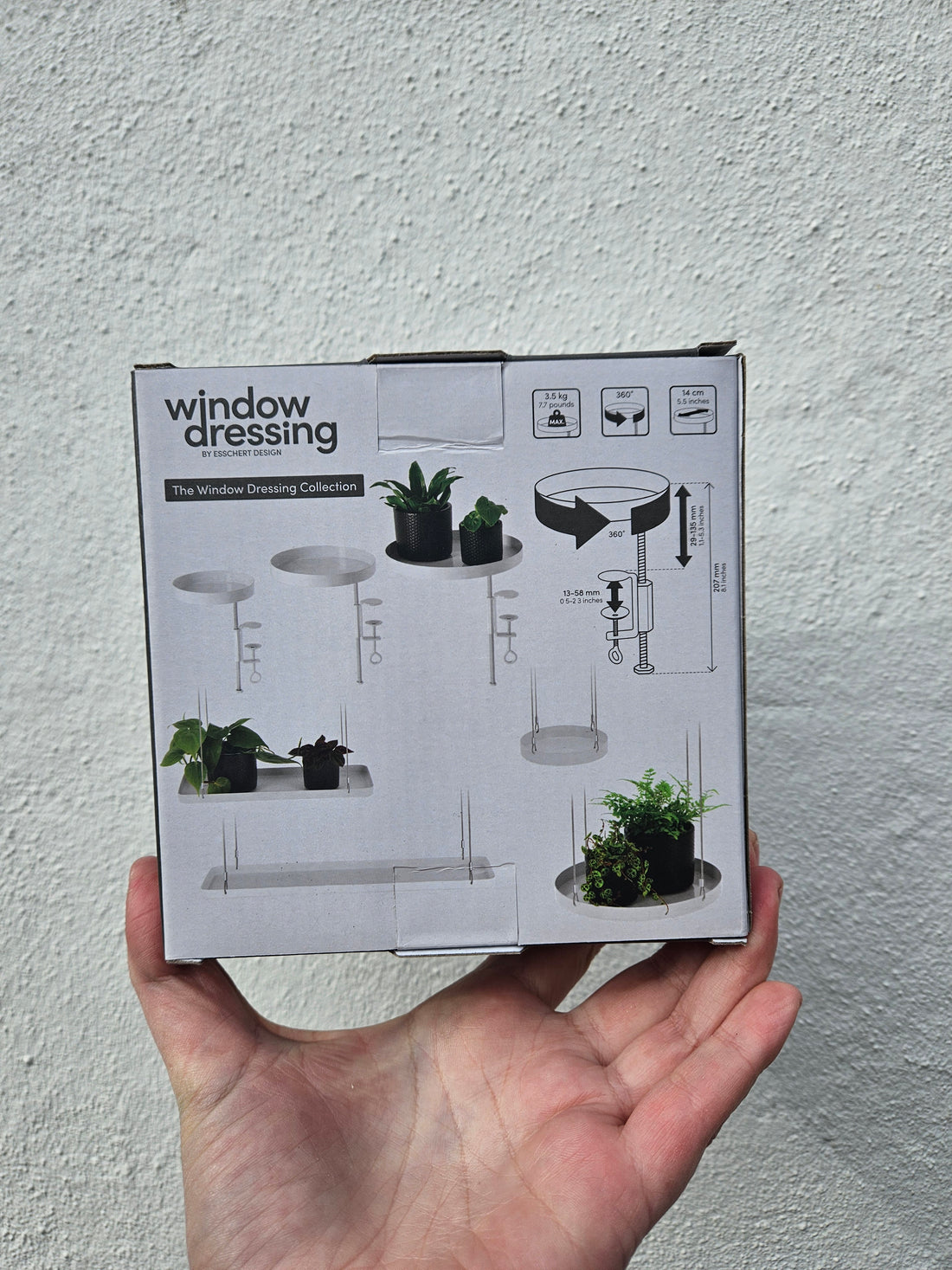 Window Sill Clamp Tray