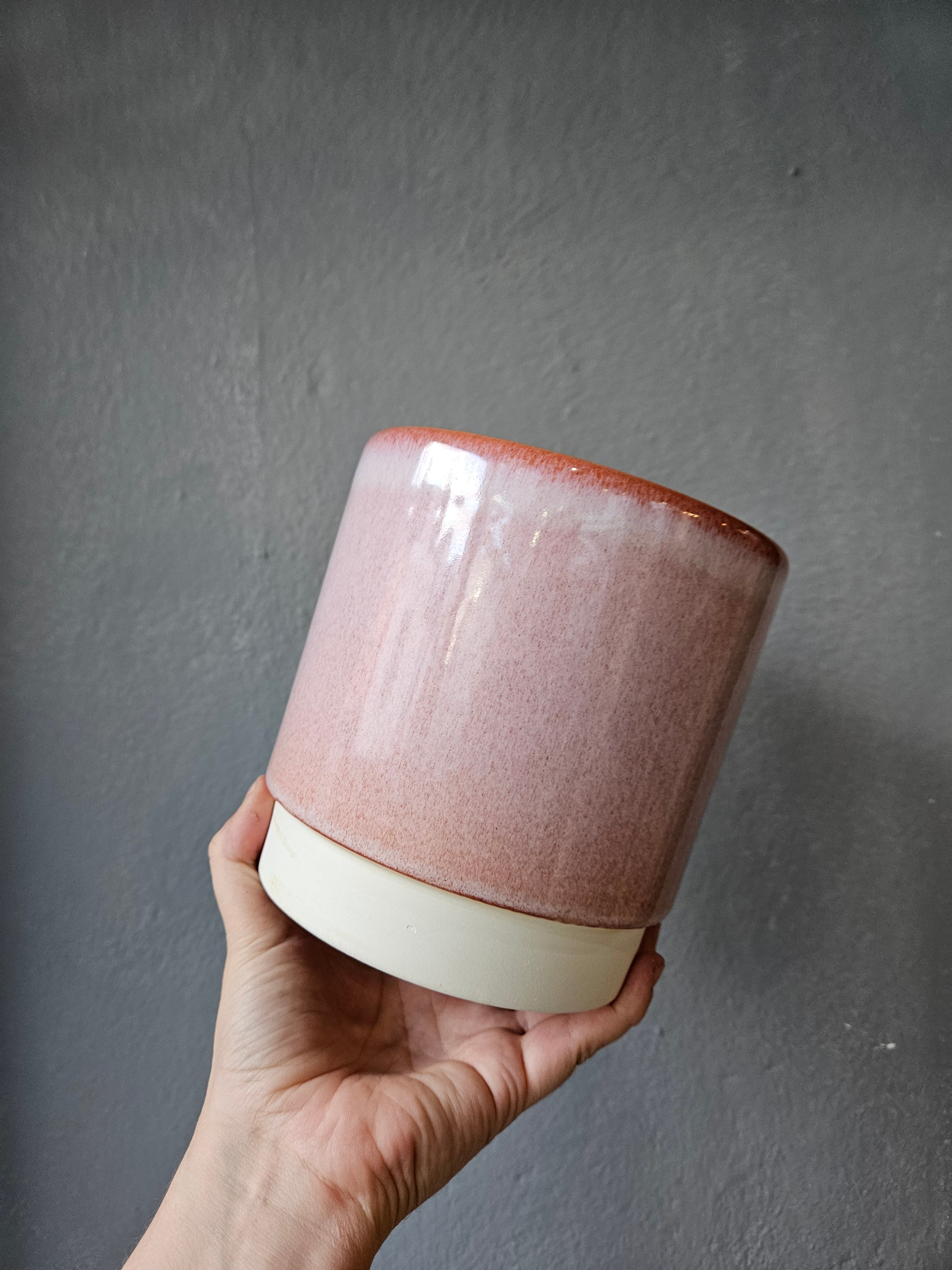 Ivyline Copenhagen Two Tone Pink Planter