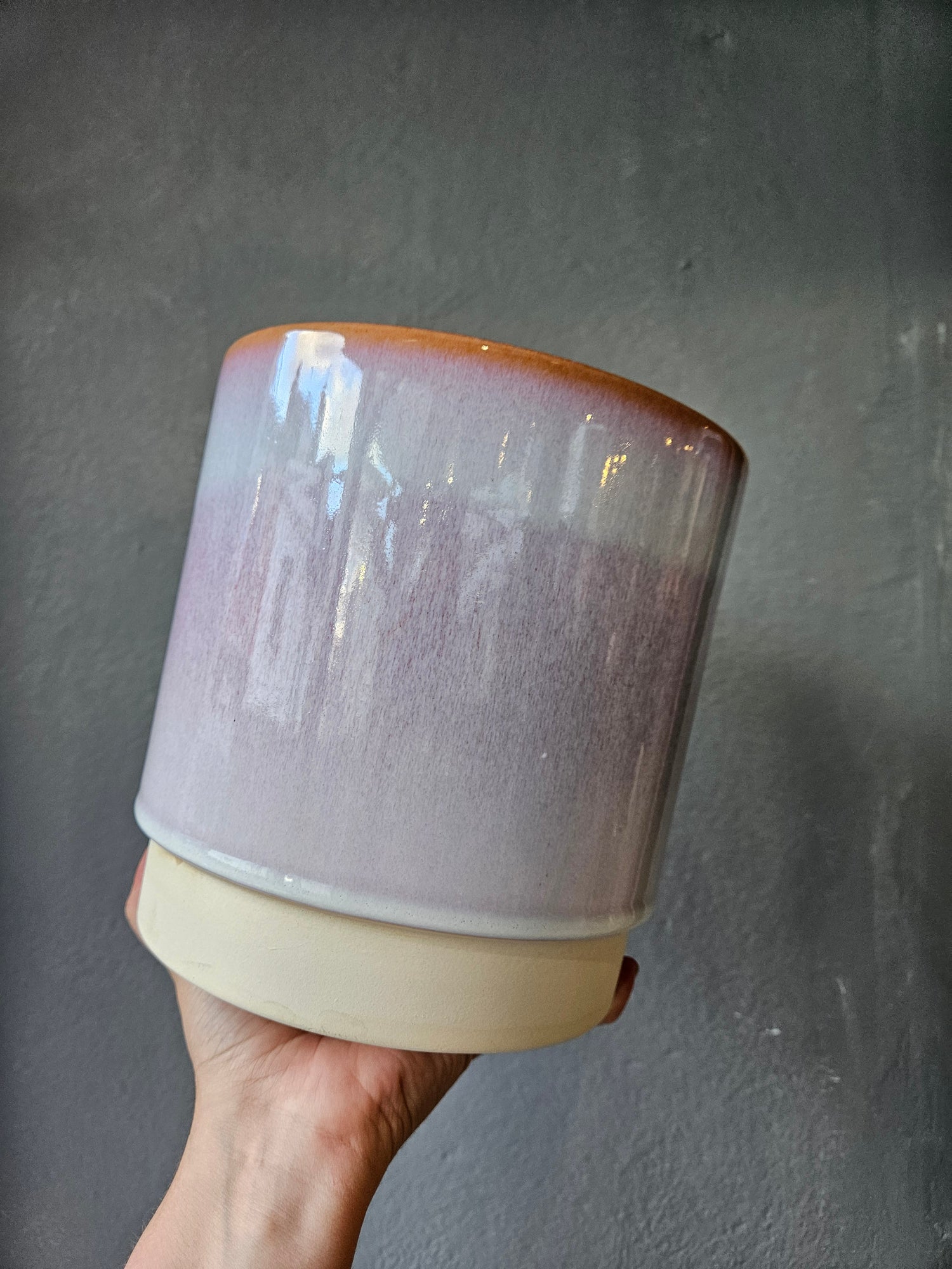 Ivyline Copenhagen Two Tone Pink Planter