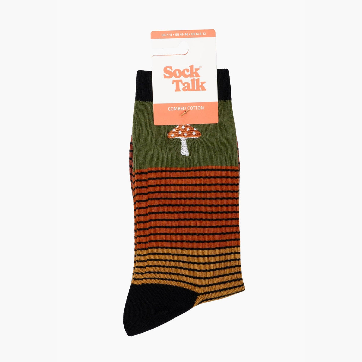 Toadstool Striped Socks