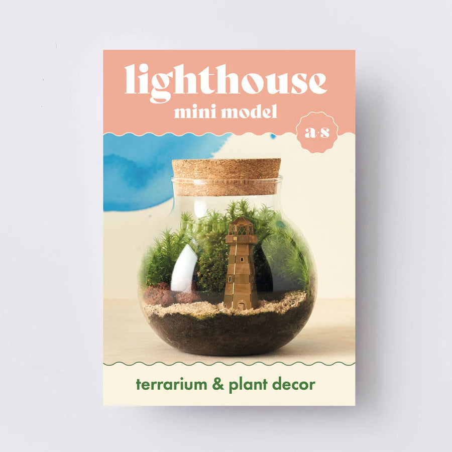 Another Studio Mini Model Lighthouse- Terrarium Accessory