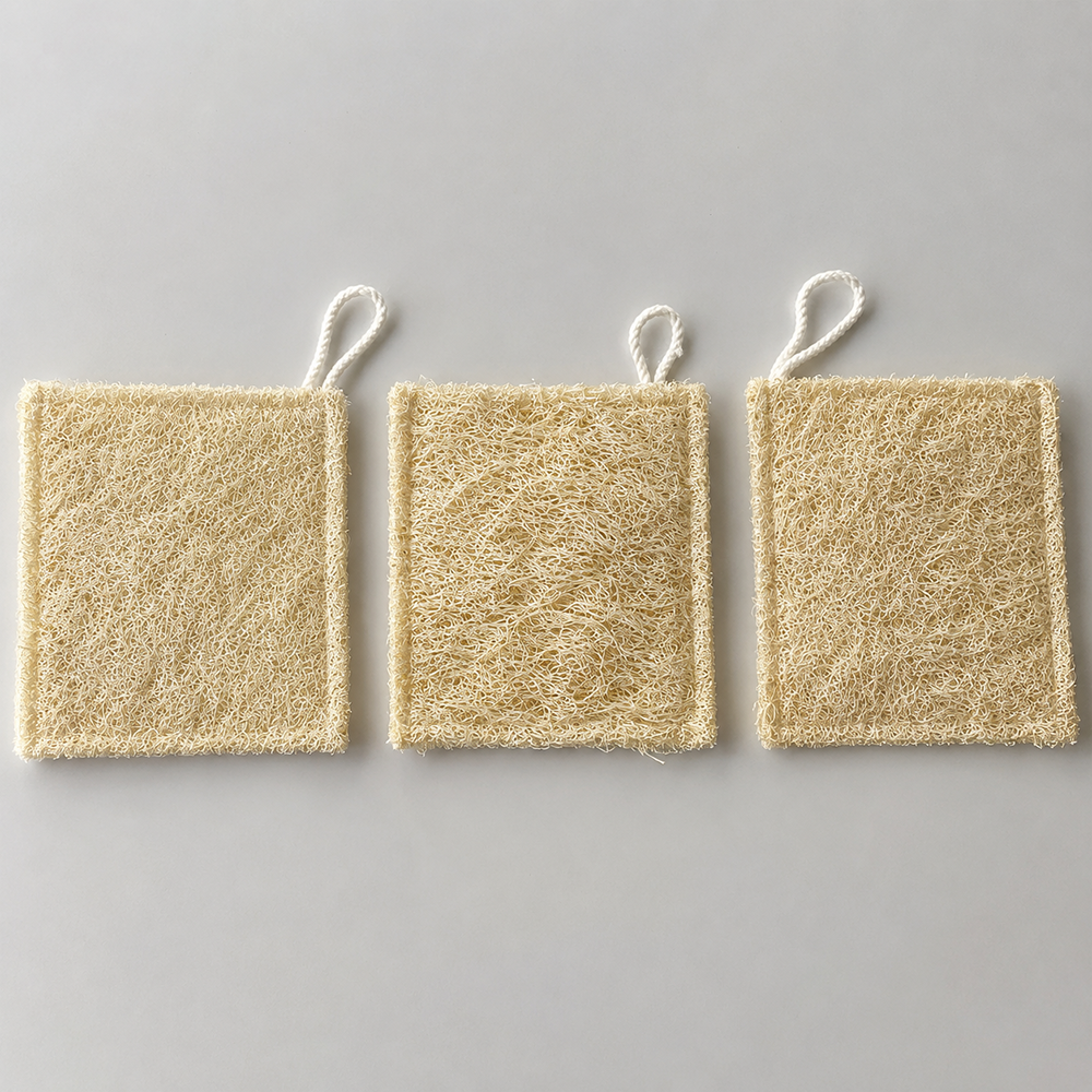 Natural Loofah Rectangular Pouch