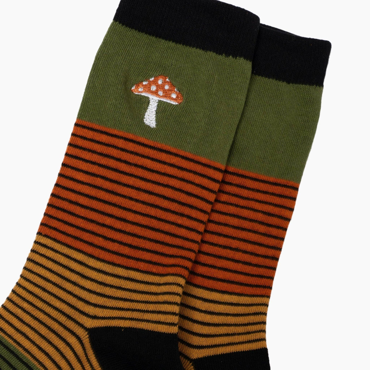 Toadstool Striped Socks