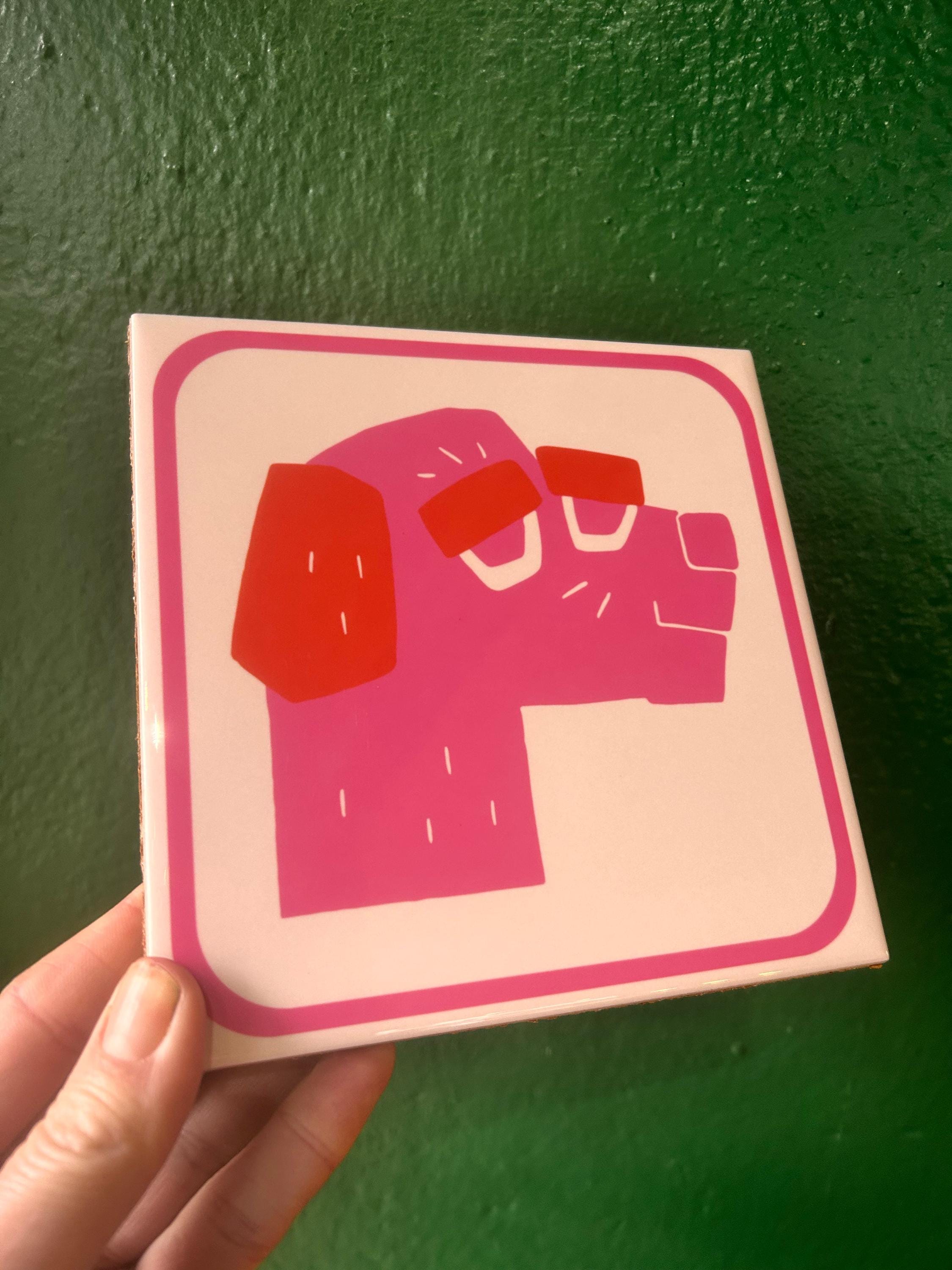 Animal character trivets and coasters - ideal as plant stands