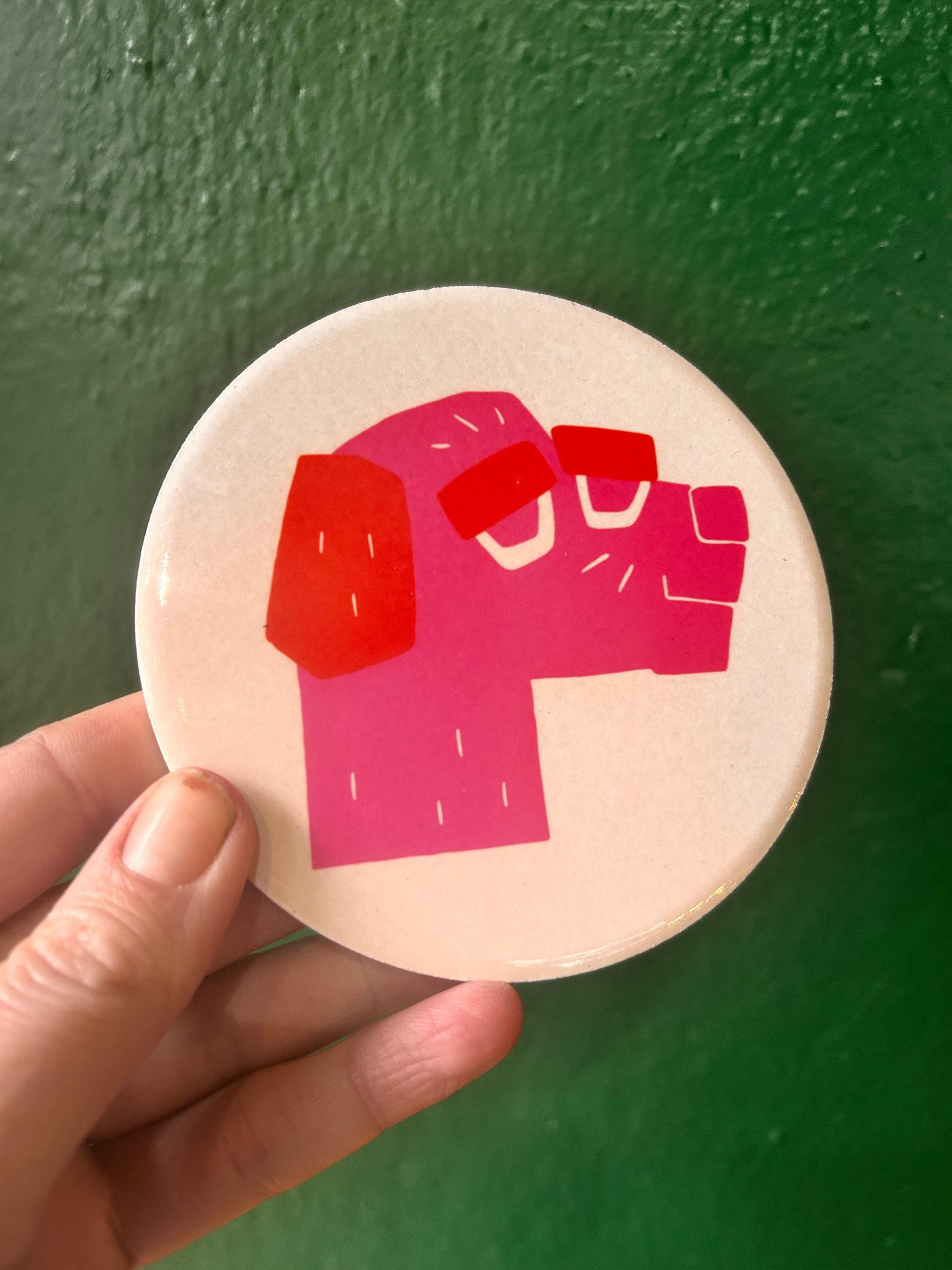 Animal character trivets and coasters - ideal as plant stands