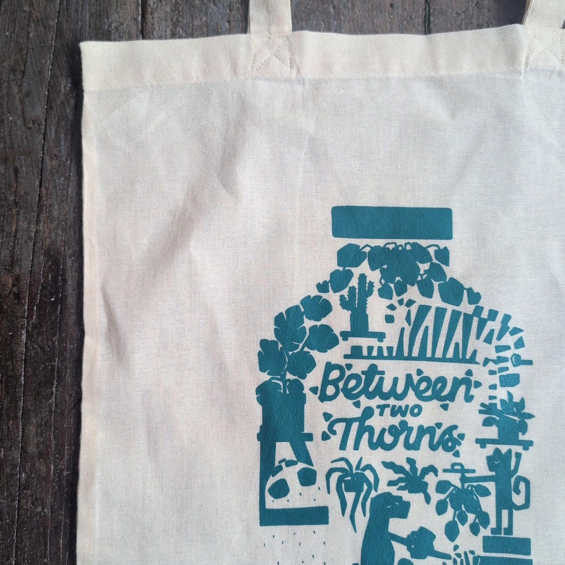 Between Two Thorns - Cotton Tote Bag