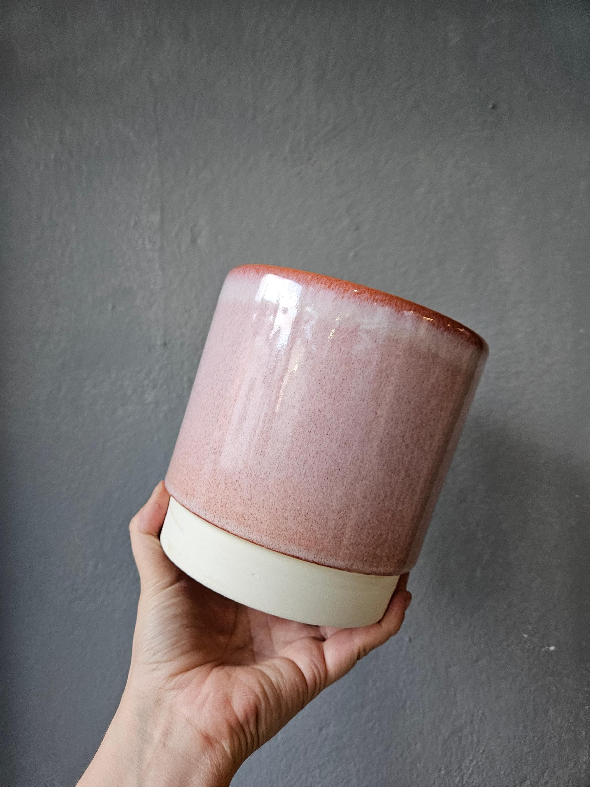 Ivyline Copenhagen Two Tone Pink Planter