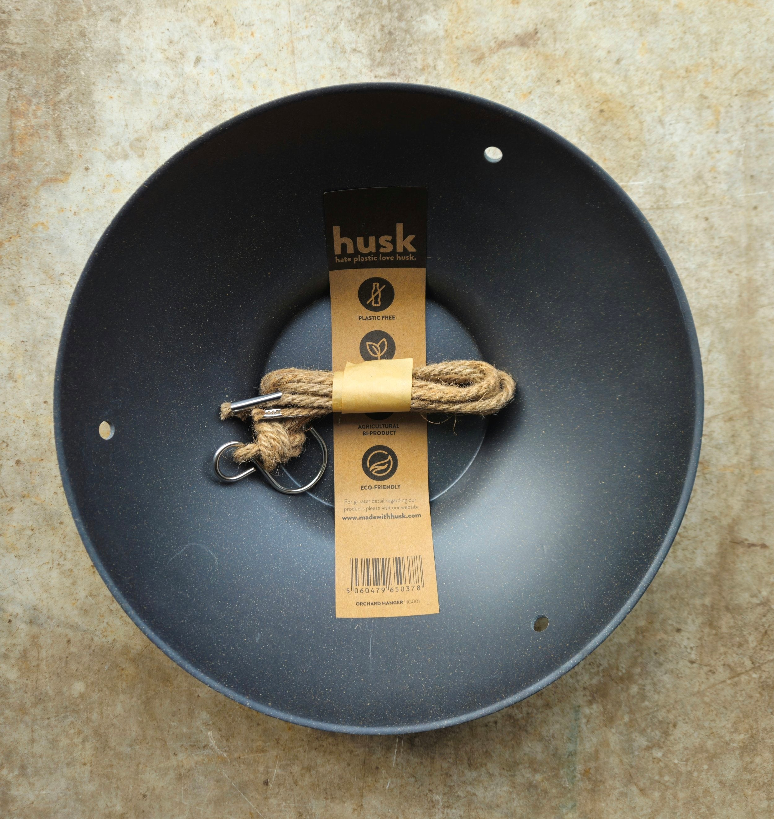 Husk hanging planter bowl- 2 colours available