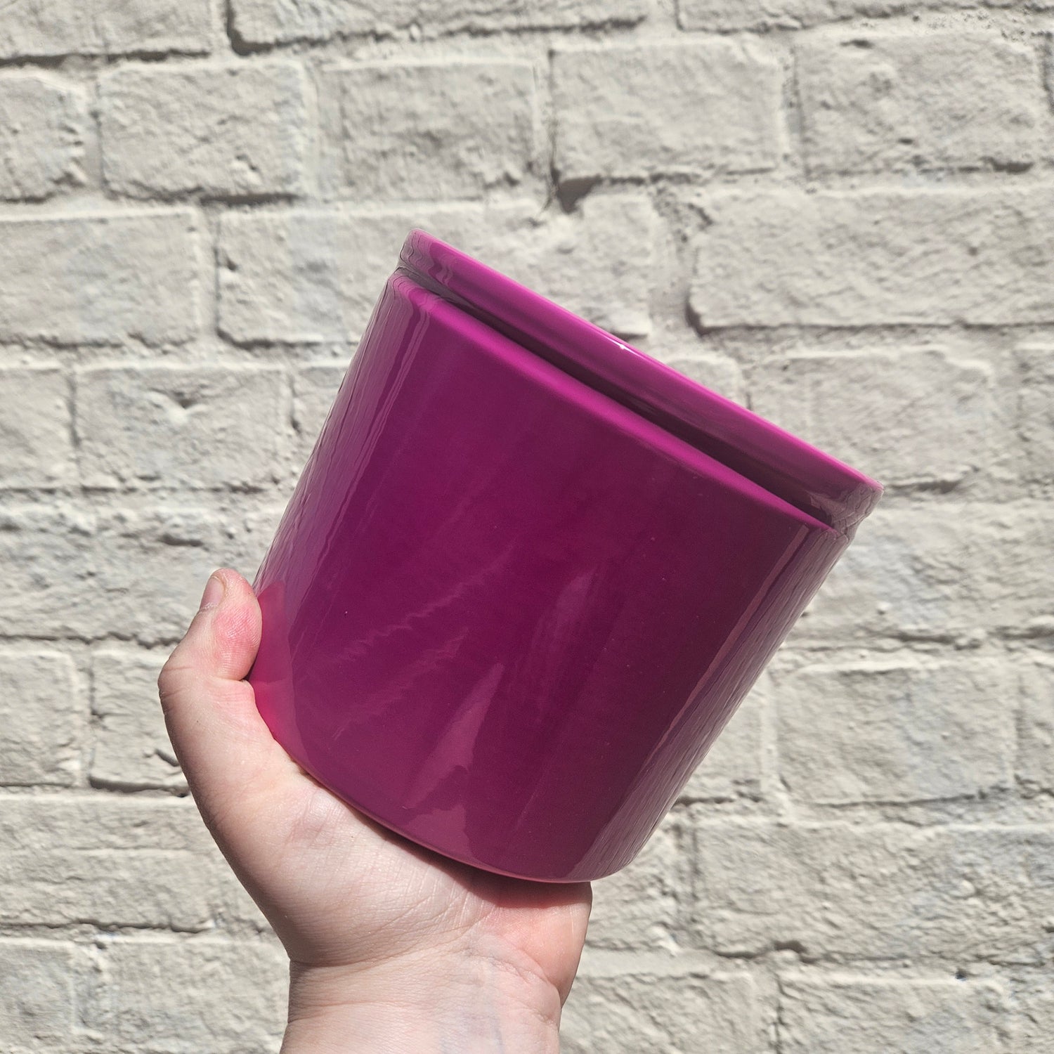 14cm Matte and gloss Lucca Pot (Available in multiple colours)
