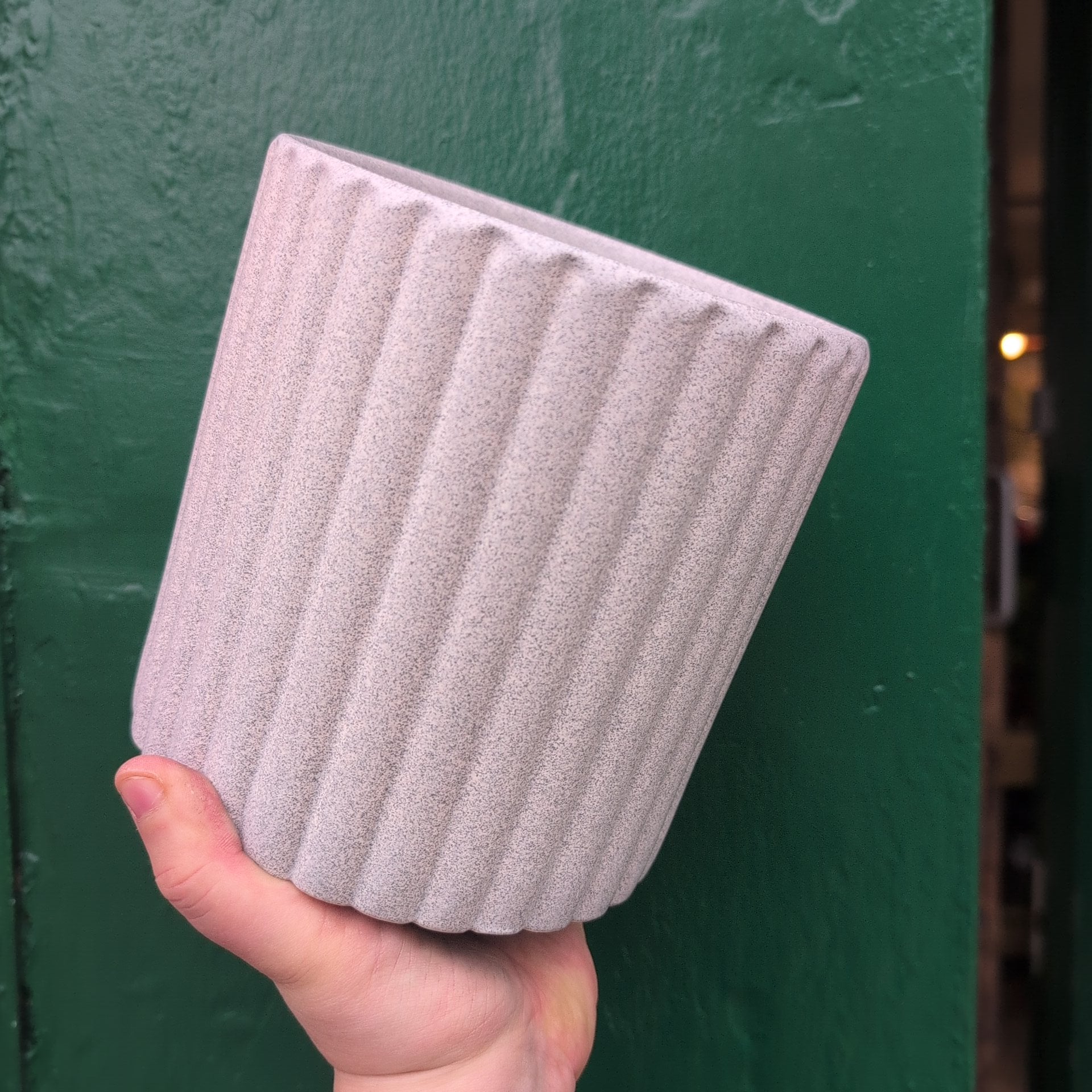 Azalea Stone Ribbed Pots