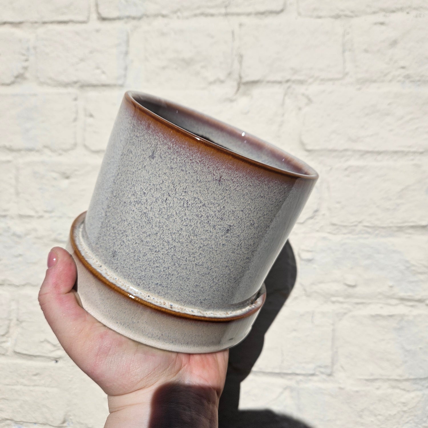 Variety of ceramic pots to fit 12cm nursery pots