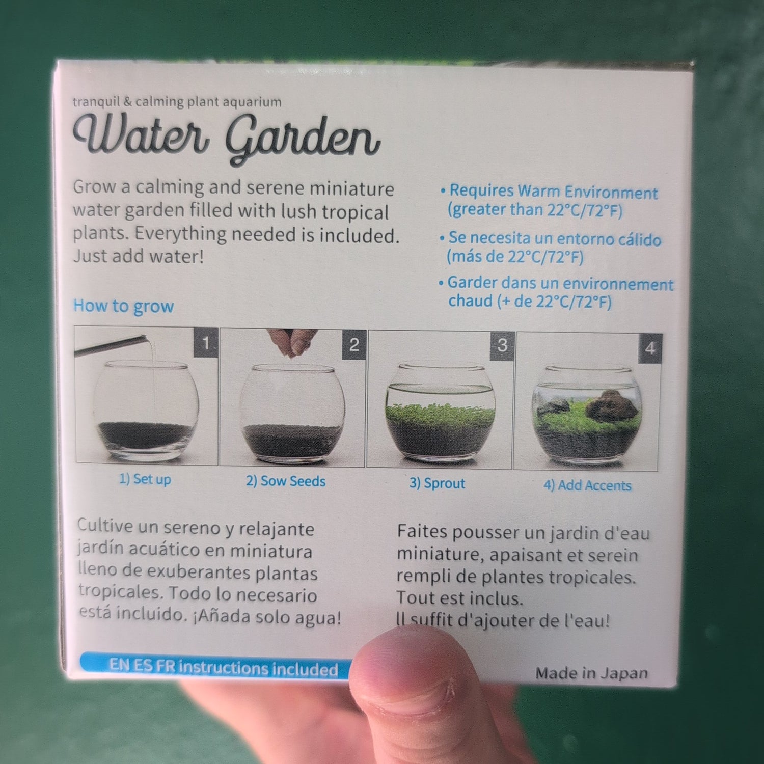 Water Garden Zen Plant Aquarium Kit