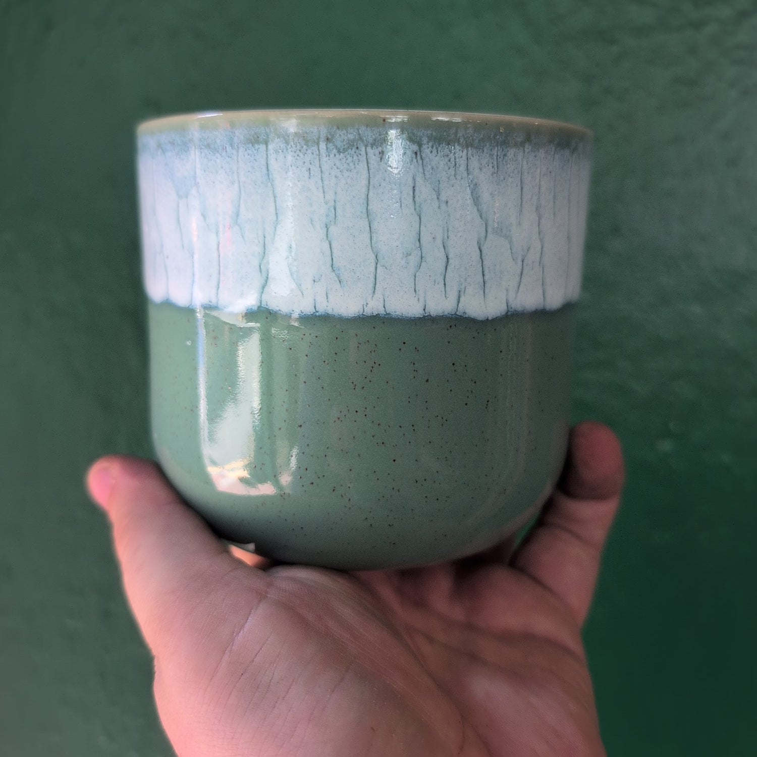 Jodie Dipped Reactive Glaze Pot