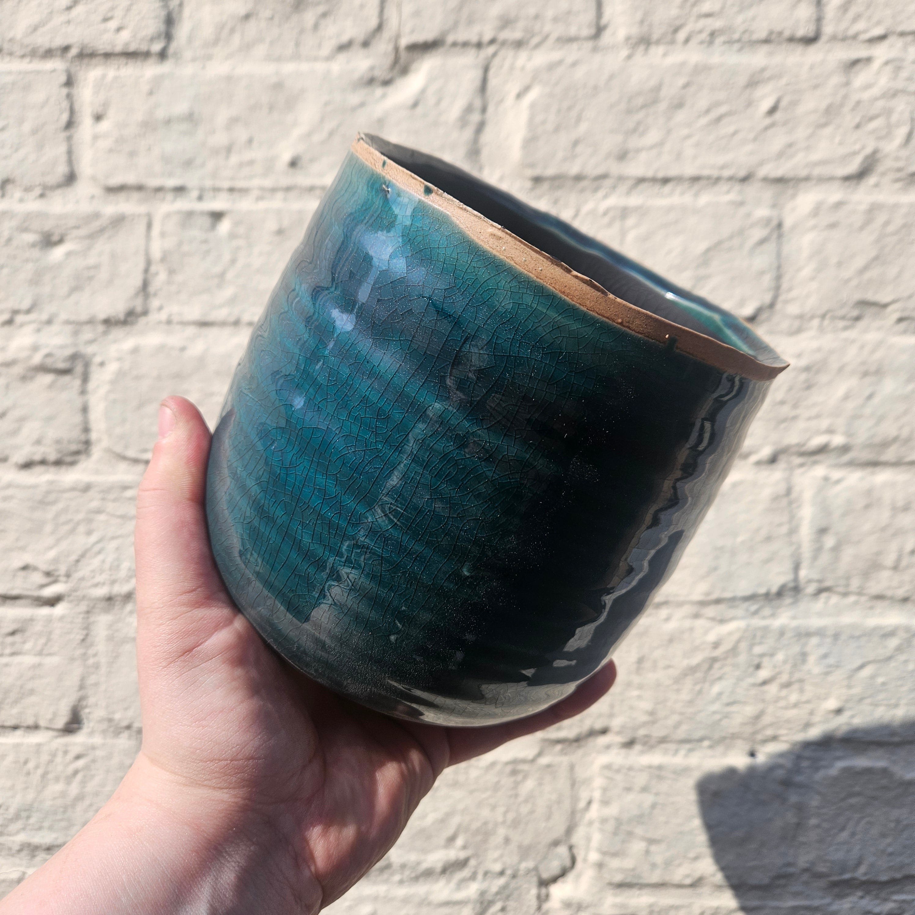 Como Glazed pots in Various Colours (Various sizes available)