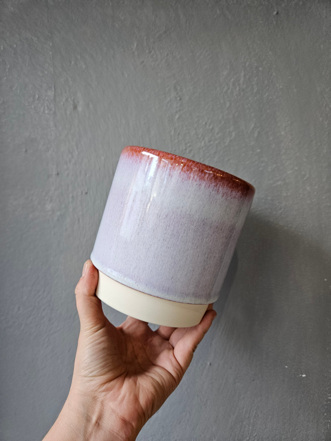 Ivyline Copenhagen Two Tone Pink Planter