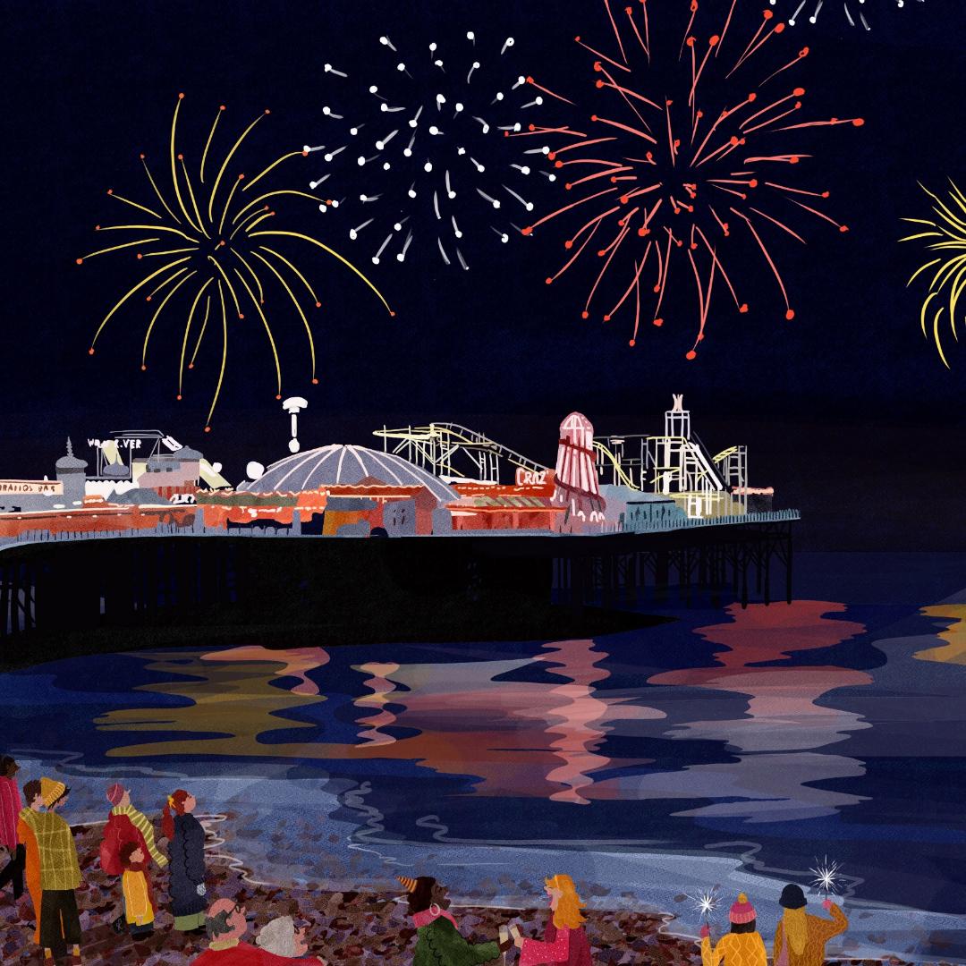 Brighton Scenes by Cassey Schooley