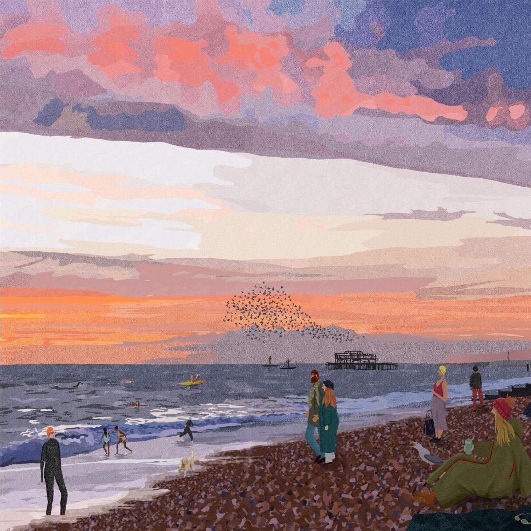 Brighton Scenes by Cassey Schooley