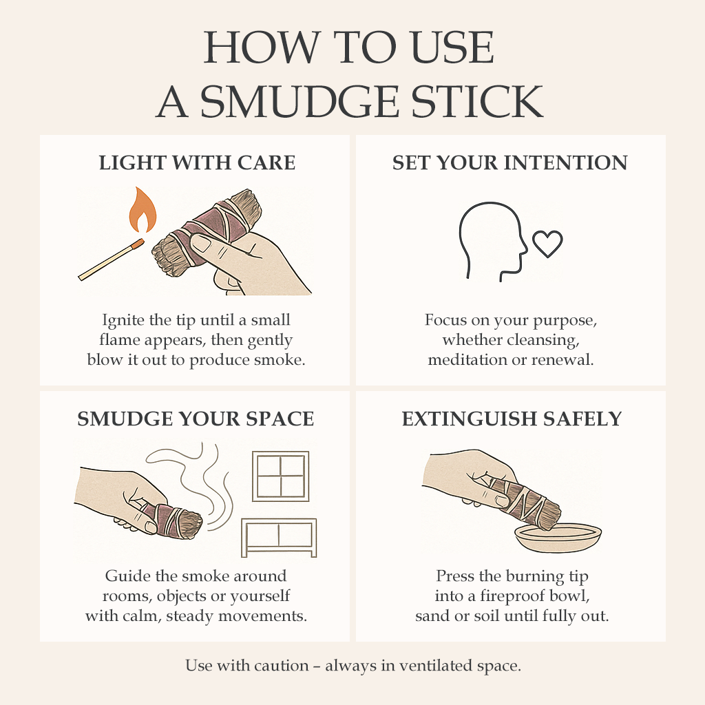 Herbal White Sage Smudge Sticks