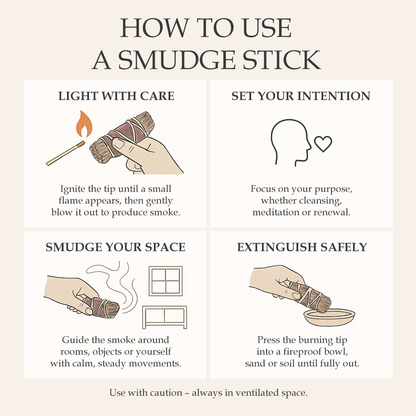 Herbal White Sage Smudge Sticks