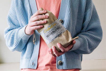 Caley Bros mushroom kits - direct from their workshop to your house!