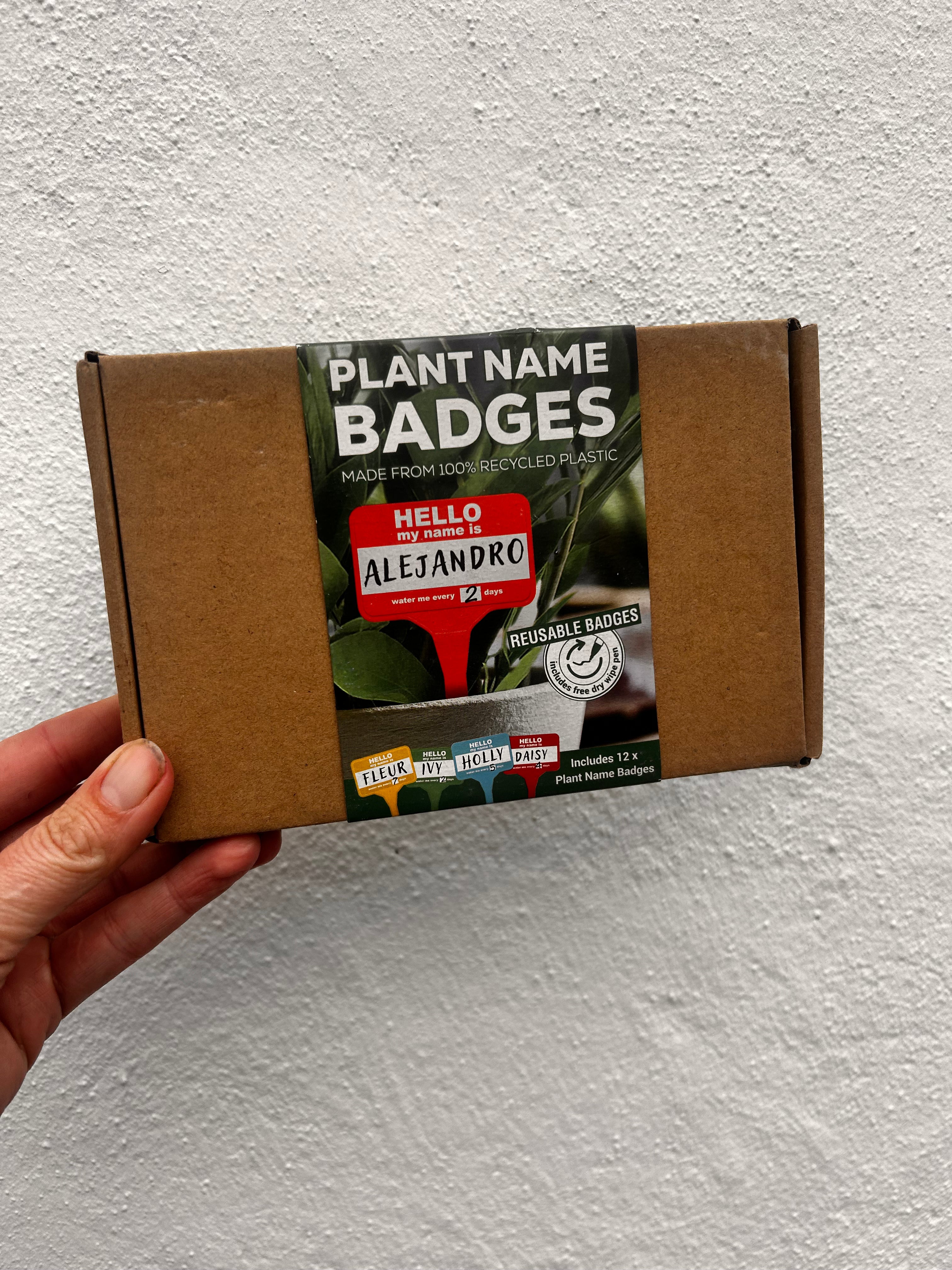 Plant name badges - reusable - name your plants and never forget to water again!