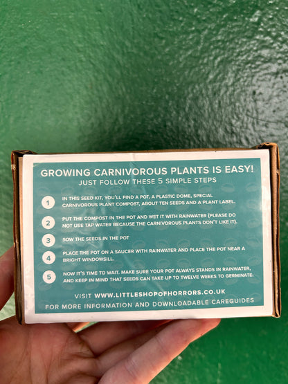 Grow Your own venus flytrap kit