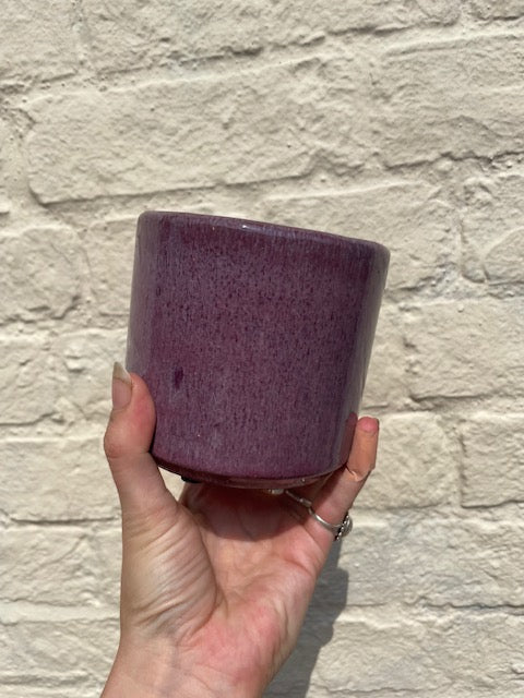 Medium ceramic pot to house nursery pot 9cm or below