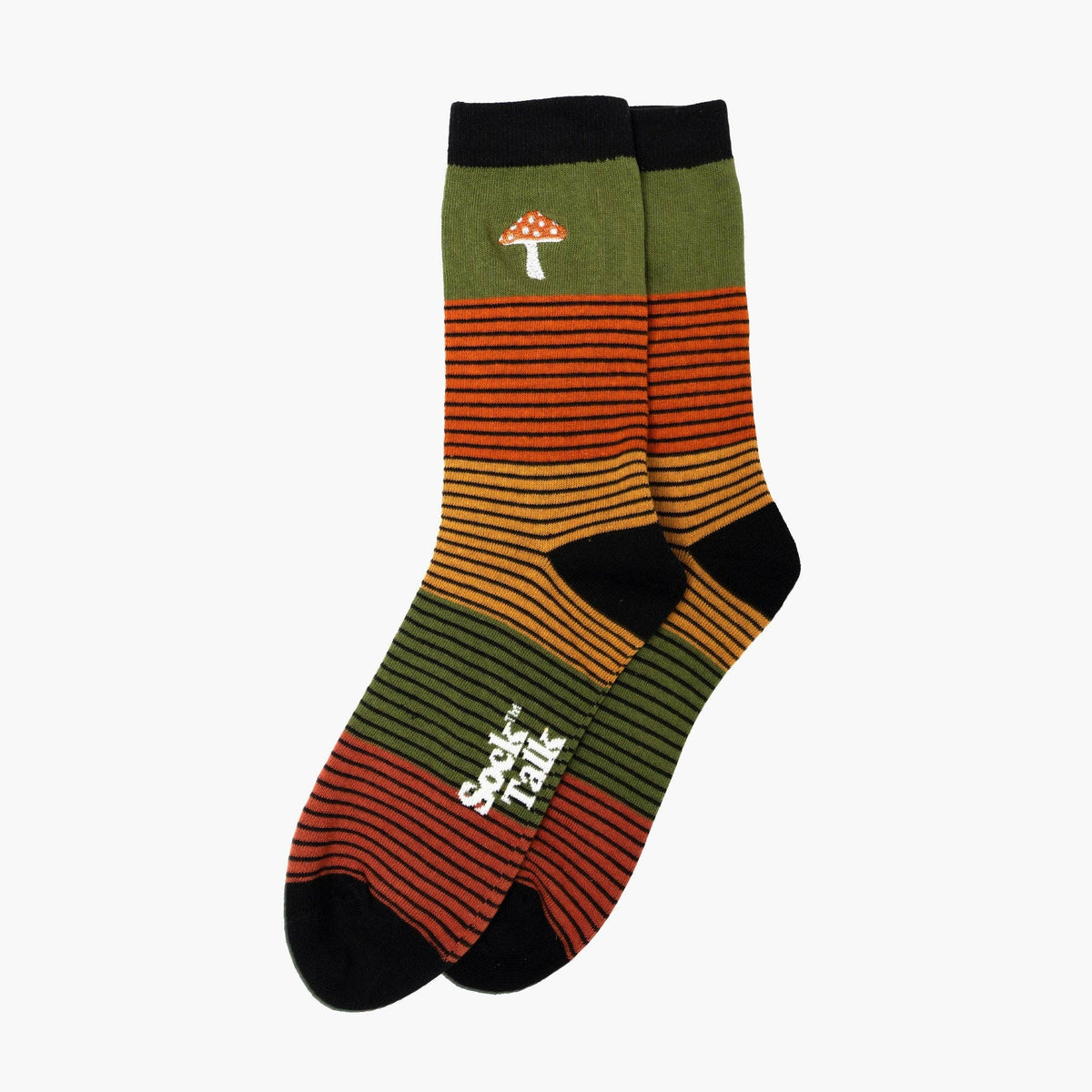 Toadstool Striped Socks