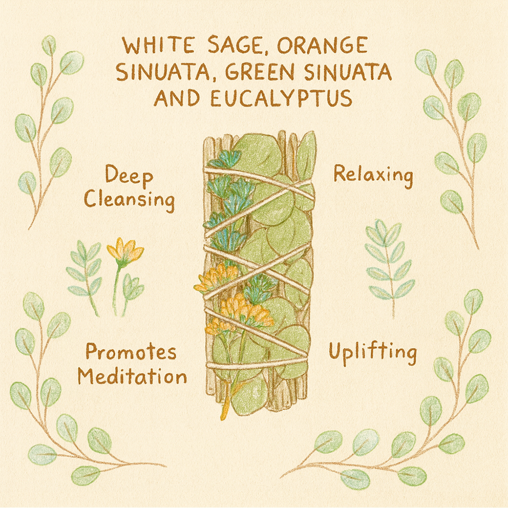 Herbal White Sage Smudge Sticks