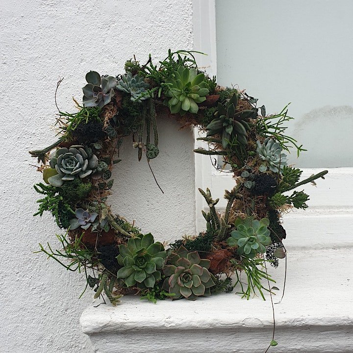 05/07/2025 at 11am Living succulent wreath workshop