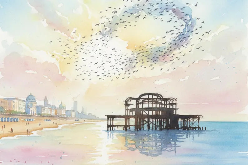 Brighton West Pier by SaltnPixel