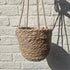 Rope hanging basket - 18cm - 5 colours available