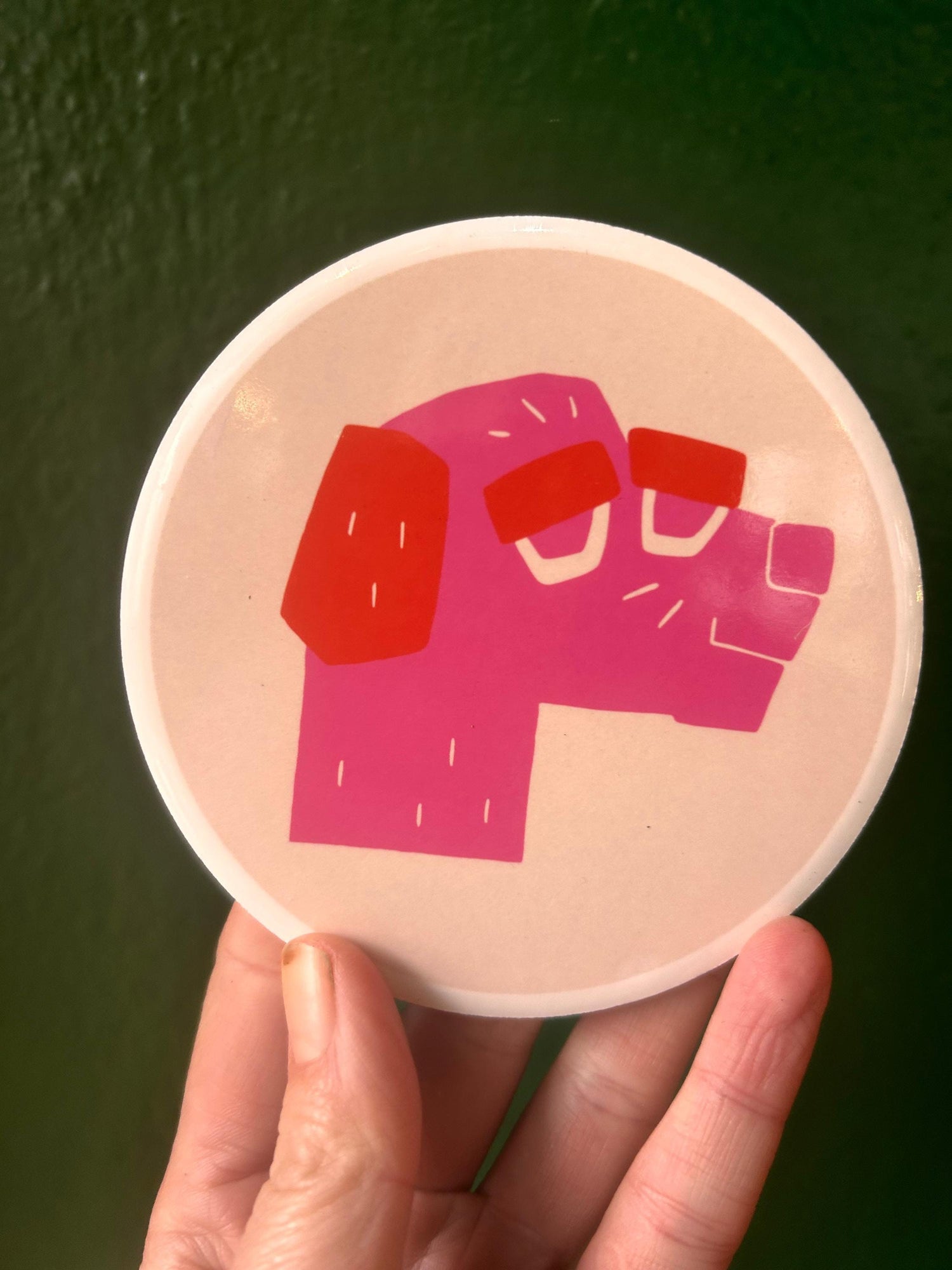 Animal character trivets and coasters - ideal as plant stands