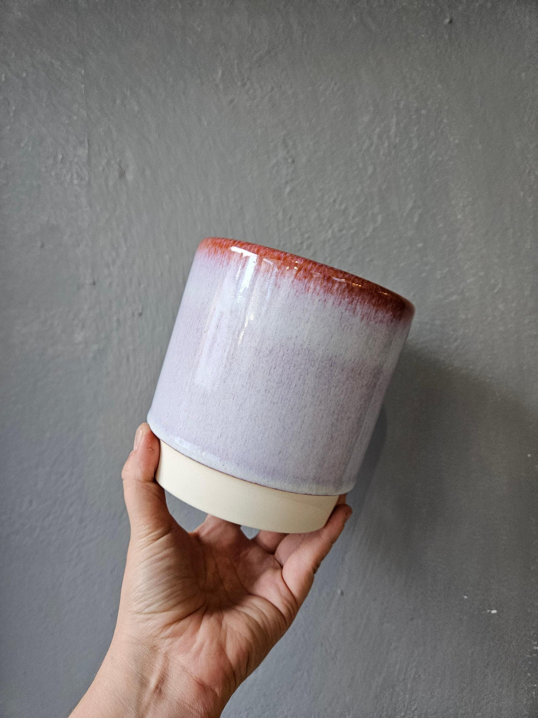 Ivyline Copenhagen Two Tone Pink Planter