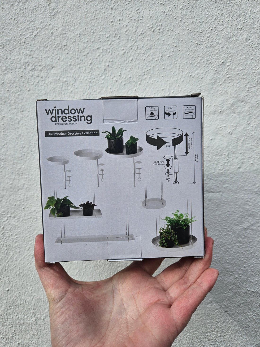 Window Sill Clamp Tray