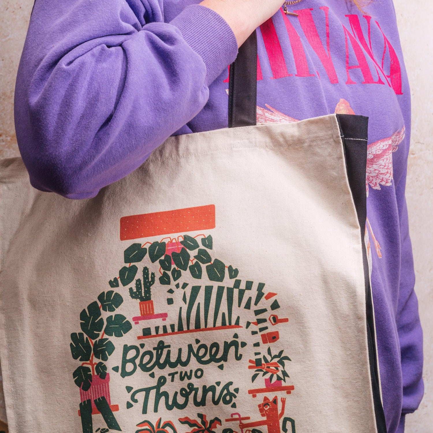 Between Two Thorns - Canvas Tote Bag
